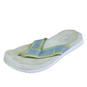 Nike Women Celso Flip Flop Blue Synthetic Sz 6 Medium  Used‎ 2025